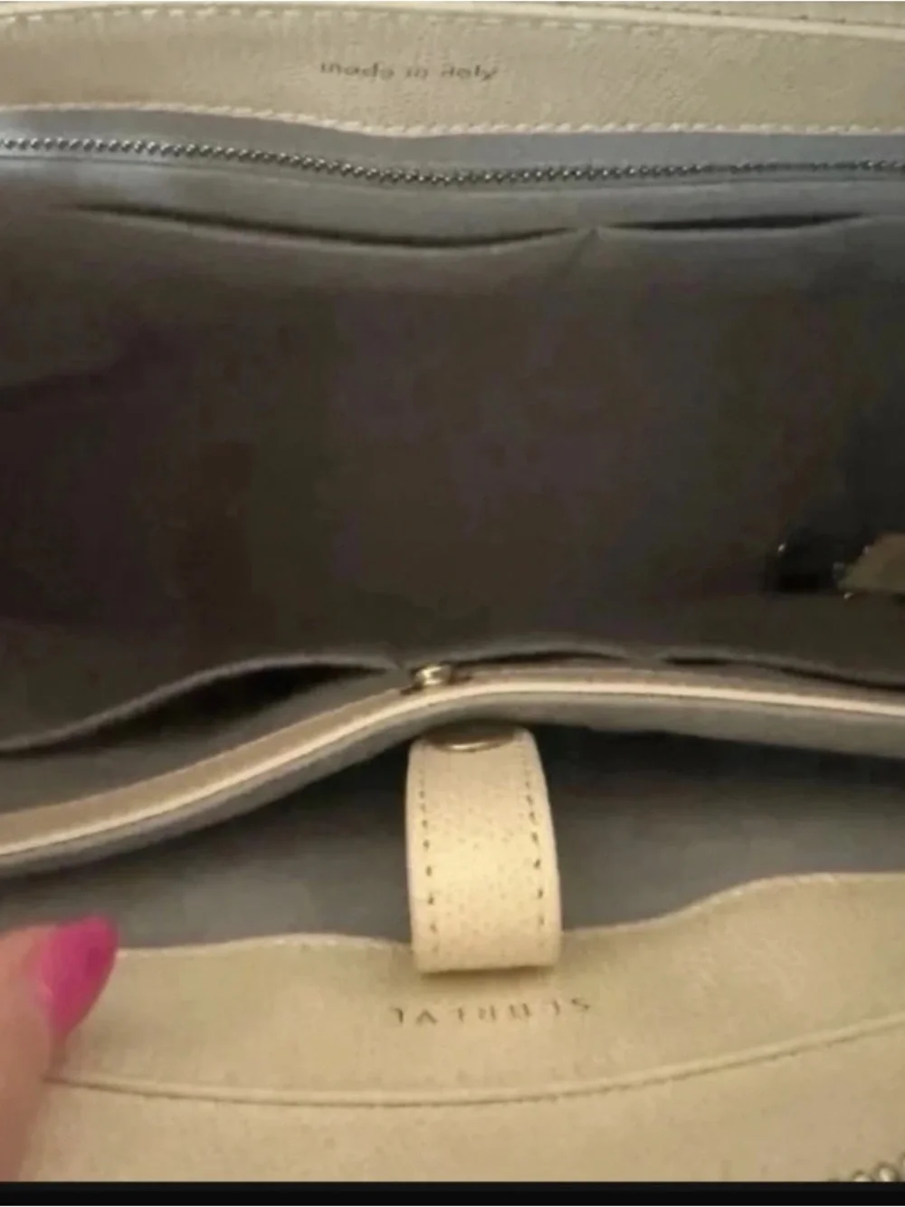 Senreve | Mini Iconic Maestra (Cream) Convertible 4 way Satchel